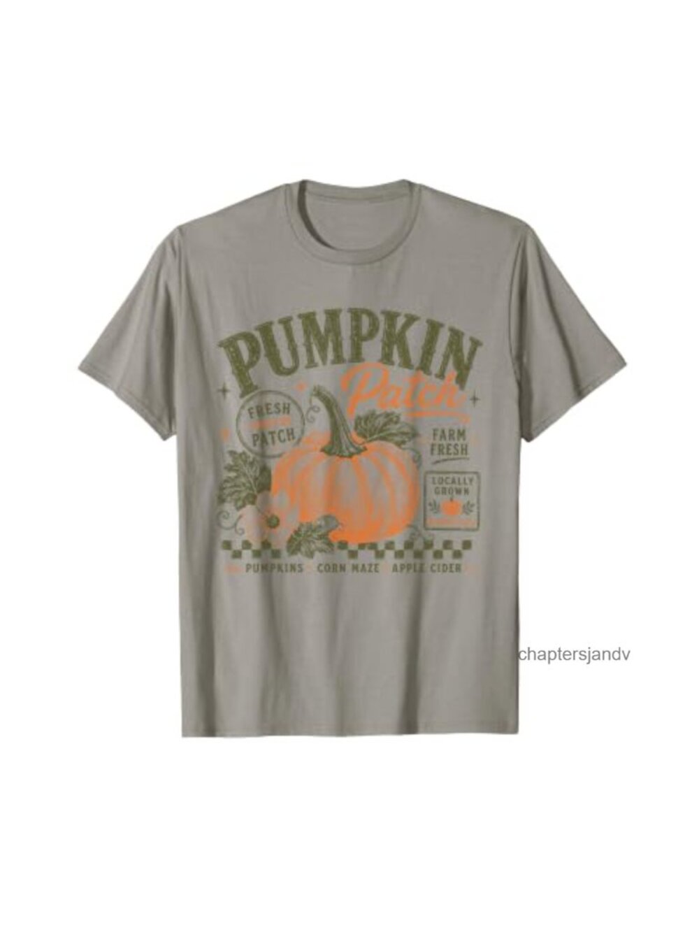 Vintage Retro Pumpkin Patch Farm Fresh Fall Autumn Thanksgiving T-Shirt